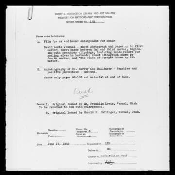 Autobiography of David Lewis [microform]: 1854