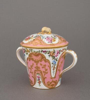 Two Handled Covered Cup