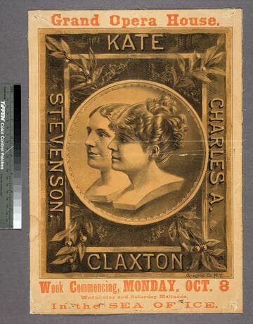 Kate Claxton. Charles A. Stevenson
