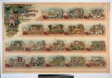 Subject: Pinocchio, the tale of the marionette : pageant of Knights of Momus New Orleans March 2nd, 1916