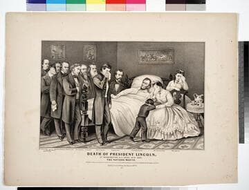 Death of President Lincoln./At Washington D.C. April 15th 1865/The Nation's Martyr