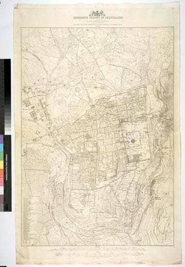 Ordnance Survey of Jerusalem / by Captain Charles W. Wilson, R.E. under the direction of Colonel Sir Henry James, R.E. F.R.S. &c. Director of the Ordnance Survey