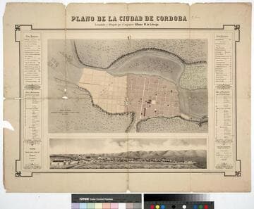 Plano de la ciudad de Cordoba / levantado y dibujado par le ingeniero Albano M. de Laberge