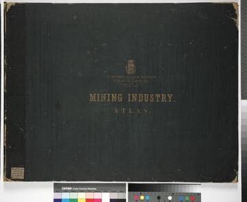 Atlas accompanying volume III on mining industry