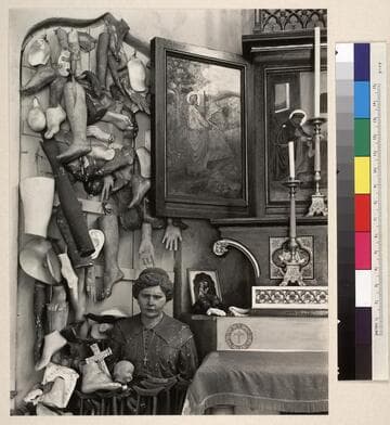 Altar of Chapel in St. Roch Cemetery, New Orleans