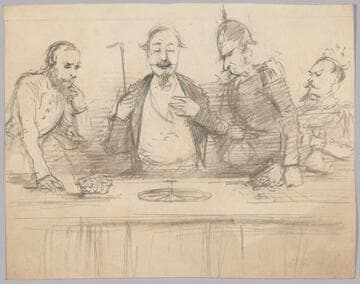 Four Men, including Napoleon III