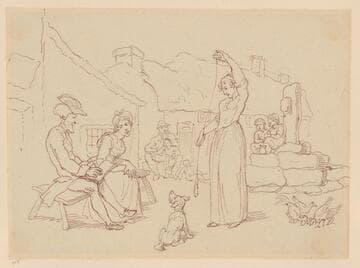 Dr. Syntax Sketching a Lady Spinning (2)