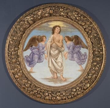 Ascension of Young Saint (Saint Louis of Toulouse?)