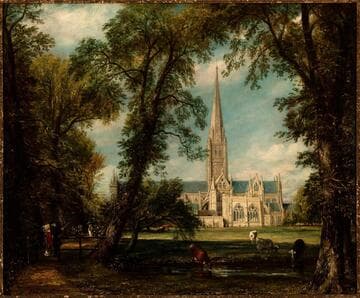 Salisbury Cathedral from the Bishop's Grounds