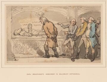 [A Monument in Salisbury Cathedral]