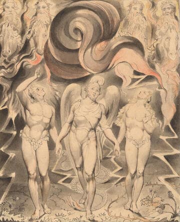 Illustration 12 to Milton's "Paradise Lost": The Expulsion