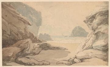 A Cove on a Rocky Shoreline