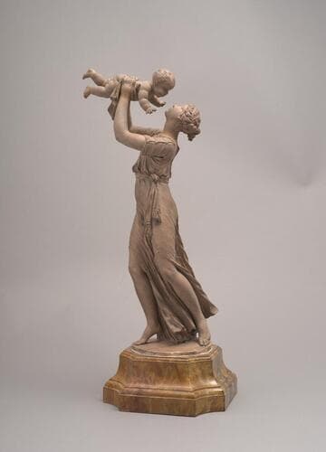 Woman Playing with a Child