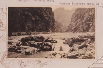 Lower falls in the Little Colorado. Mile 7.5