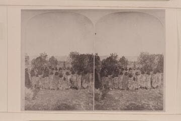 [print from a stereo] Kai Vav Its.  Ta Vo-Kok-i, or The Circle Dance (winter costume)