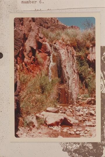 Close view of the fall at the lower end of Stone Creek
