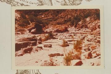 Looking up Fall Canyon from near its mouth