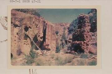 Chimney at right bank of Chandler Creek near the mouth