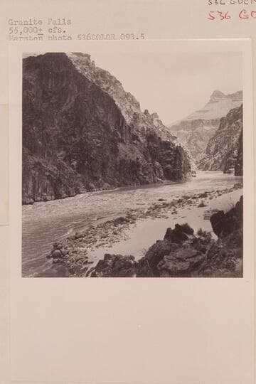 Granite Falls; approximately 55,000 cfs