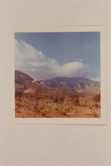 Storm over Navajo Mountain from Trail Canyon