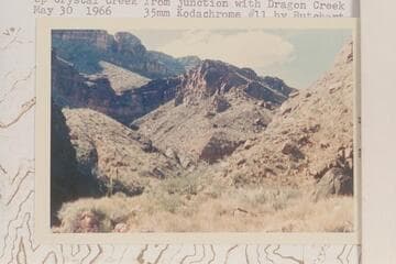 Up Crystal Creek from junction with Dragon Creek