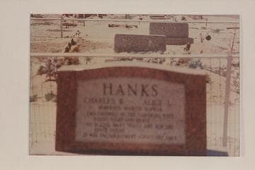 Hanks Headstone; Elgin, Utah