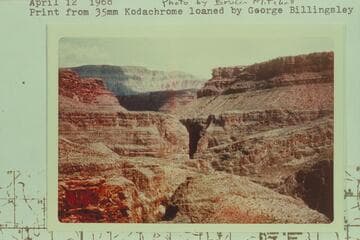 Up Parashont Canyon from the mine, Progy Fault