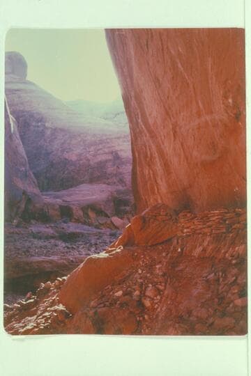Small ruin at the mouth of Bridge Creek, left bank