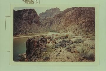 Across upper Lake Mead into the mouth of Spencer Canyon