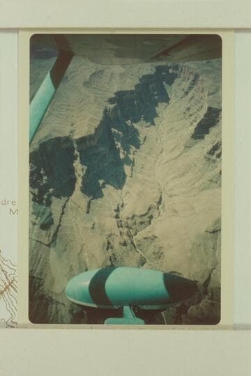 234 Mile Canyon showing Ervin Butte and Spring