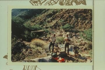 Camp in 209 Mile Canyon about 1 1/2 miles from river