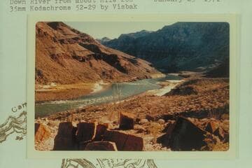 Downriver from about Mile 206