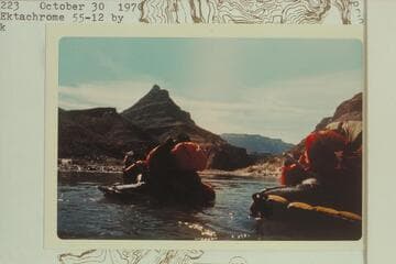 Down to 224 Mile Canyon and Diamond Peak from about Mile 223