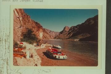 Upriver from below 205 Mile Creek. Cruise with small inflated units by Ed Herrman, Howard Booth, and Jorgen Visbak
