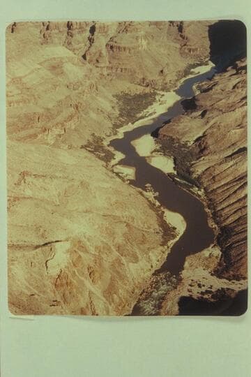 205 Mile Rapid at bottom of picture.  Spring Canyon at upper left