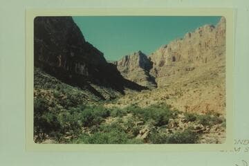 Up Travertine Canyon from about 4 miles from river