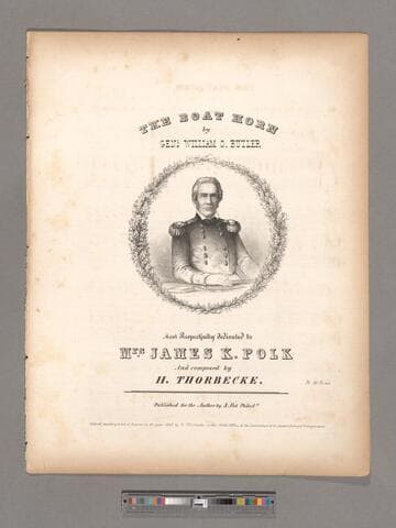 The boat horn / the words by Gen. W. O. Butler; the music by C. H. Thorbecke