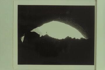 Tse-an-Bide; Hance Canyon. Coconino County. Figure is A. Lange