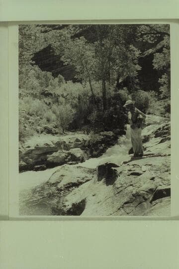 Tapeats Creek about a mile from the river. Marston at right