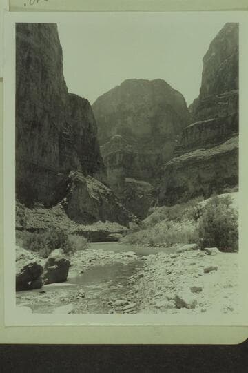 Mouth of Kanab Creek when the River was flowing 30,000 to 35,000 cfs. Compare with FSD's "Romance," p.340