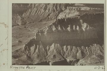 Stanton Point and the upper end of Fossil Canyon