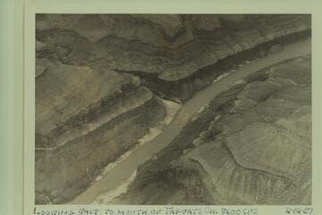 Looking east to mouth of Tapeats Creek