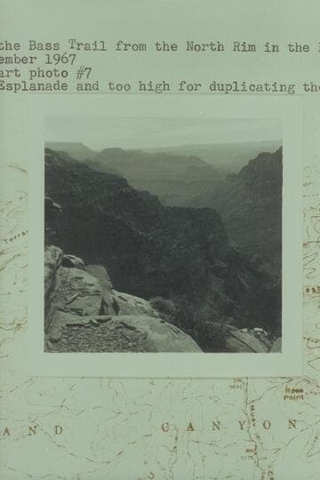 Down the Bass Trail from the North Rim in the Redwall section.  From Esplanade and too high for duplicating the Hillers No. 228