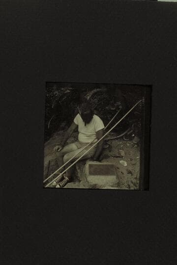 Joe Eisaman at the plaque