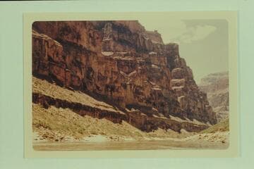 Downriver from about Mile 173. Fletcher swam the river from right bank to left near this point