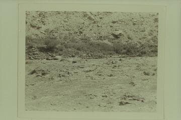 Nevills and Masland in Kwagunt Rapid [on photo reverse:  "Norm & Fisheyes in Kwagunt.  July 1949"]