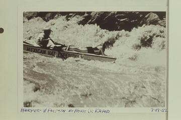 John Harper and Ruth Pieroth in Horn Creek Rapid