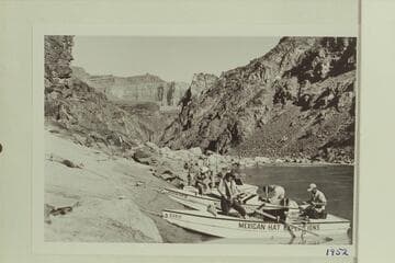 The Wright-Rigg party at head of Hermit Rapid