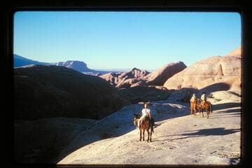 Trail below Black Water Creek and basin north of Sid Whiskers Butte