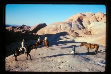 Trail between Black Water Creek and basin north of Sid Whiskers Butte
